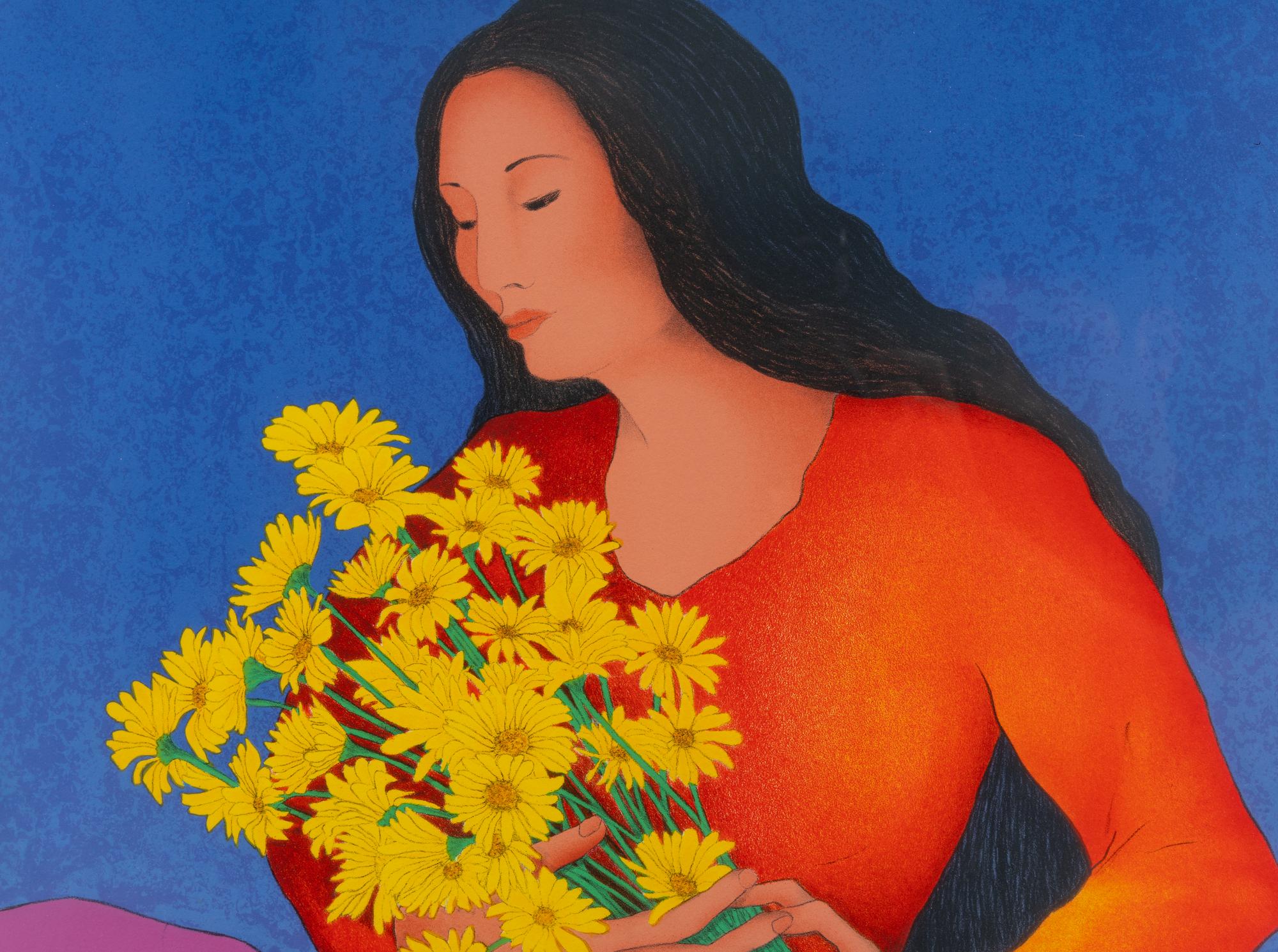 Maiden With Bouquet