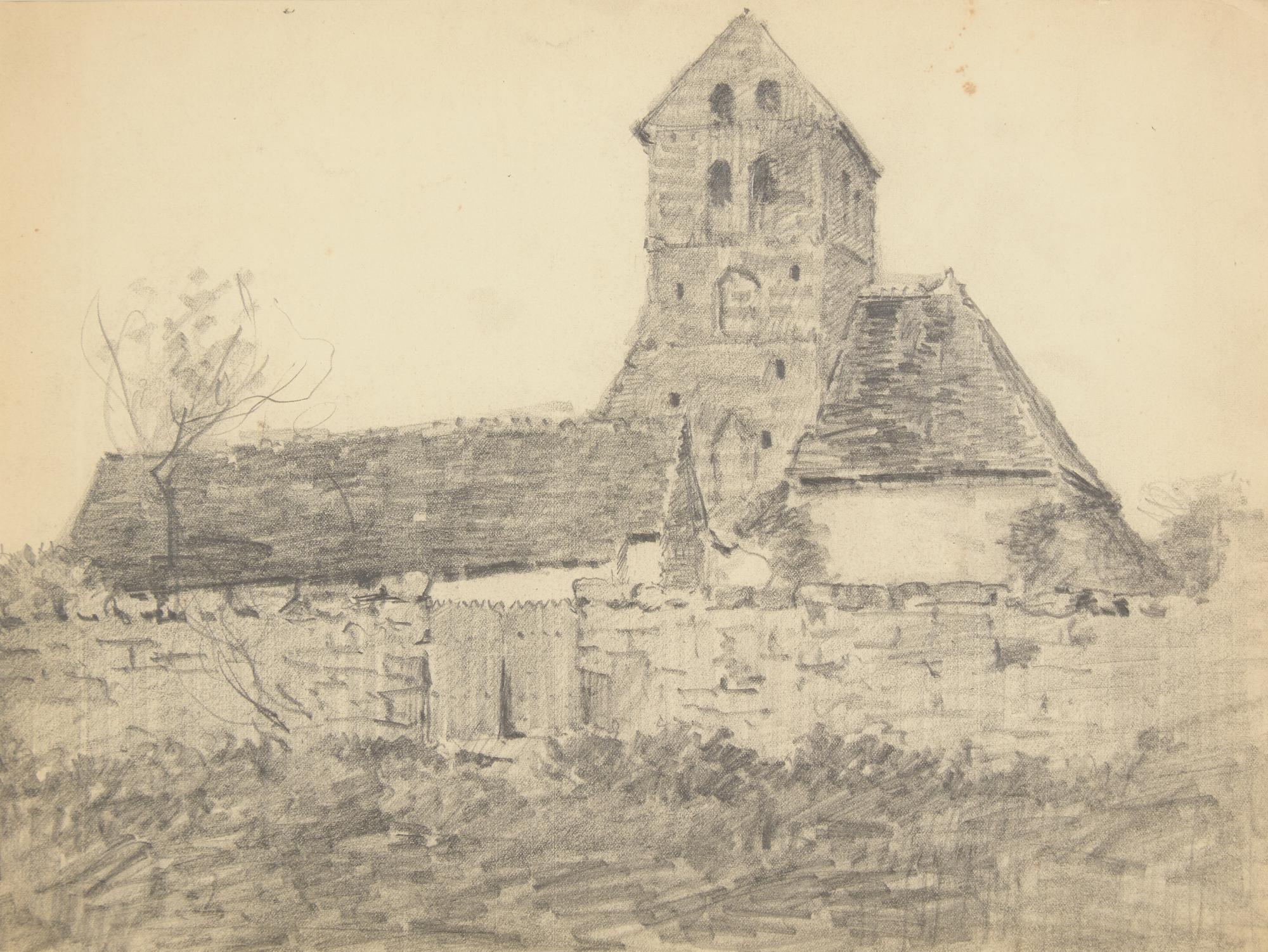 Two Works: French Village Scenes (2)