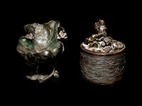 Nine Chinese Bronze Incense Wares
