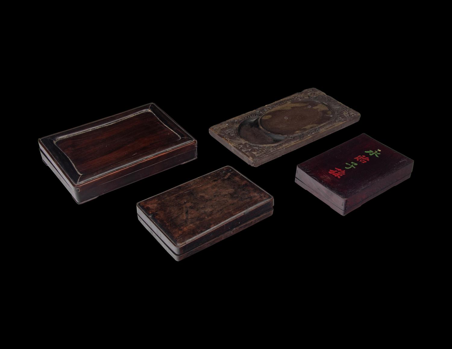 Four Chinese Inkstones