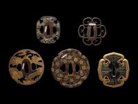 Five Japanese Metal Tsuba