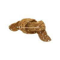 YELLOW GOLD KNOT BROOCH