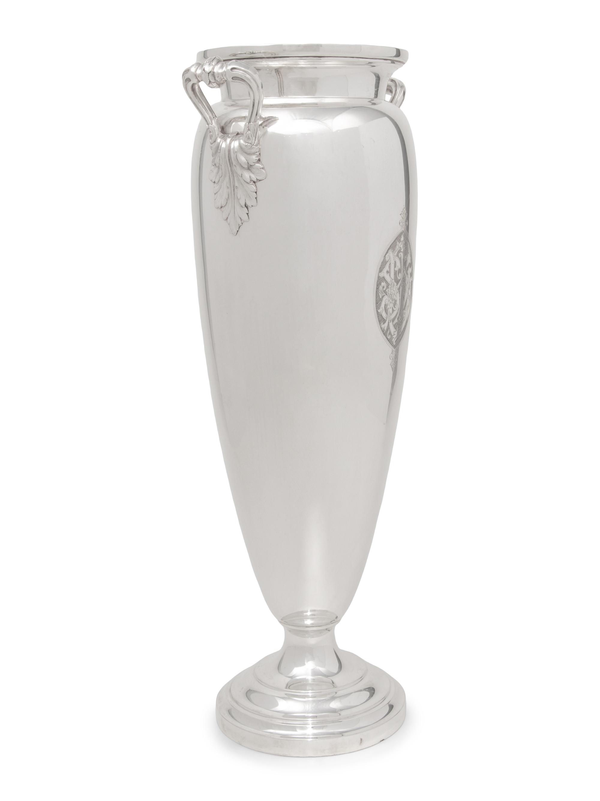 An American Silver Vase
