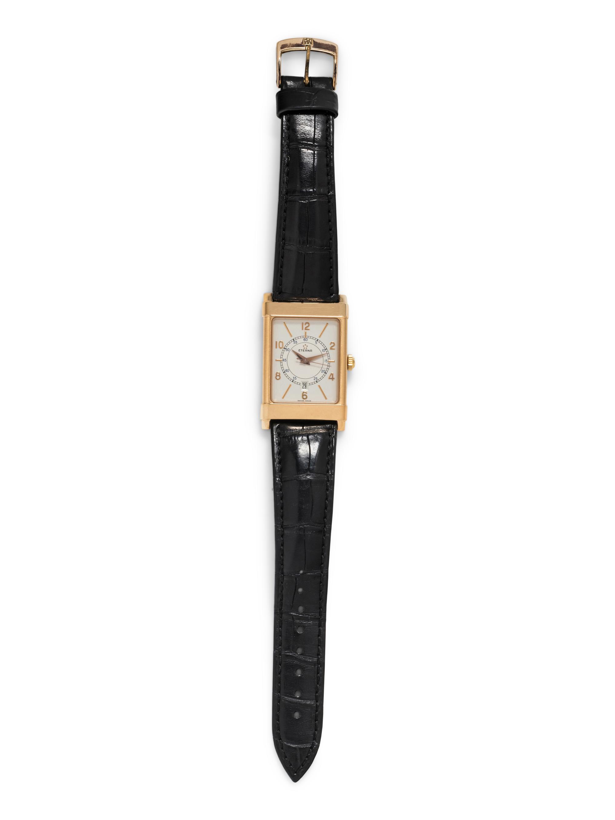 ETERNA, 18K YELLOW GOLD REF. 8490.69 'LES HISTORIQUES-1935 ETERNA-MATIC' WRISTWATCH