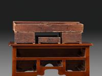 A Queen Anne Carved and Figured Walnut Dressing Table