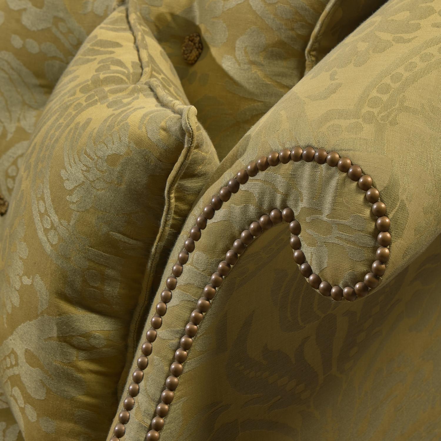 A Chippendale Mahogany Camelback Sofa