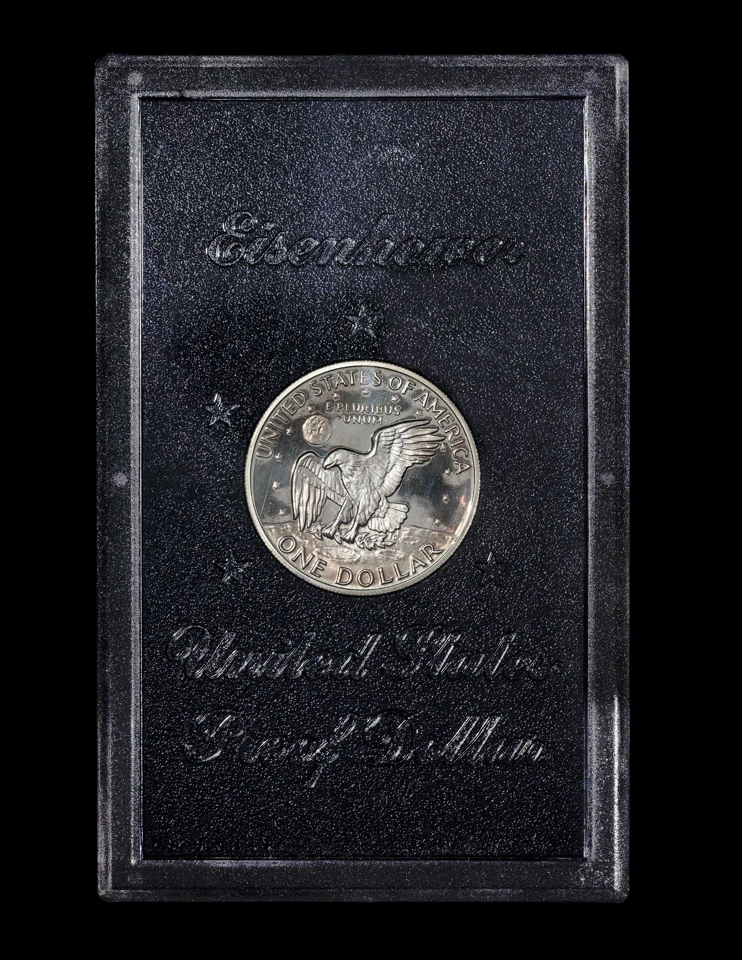 *A Group of Five United States Eisenhower Silver Dollars