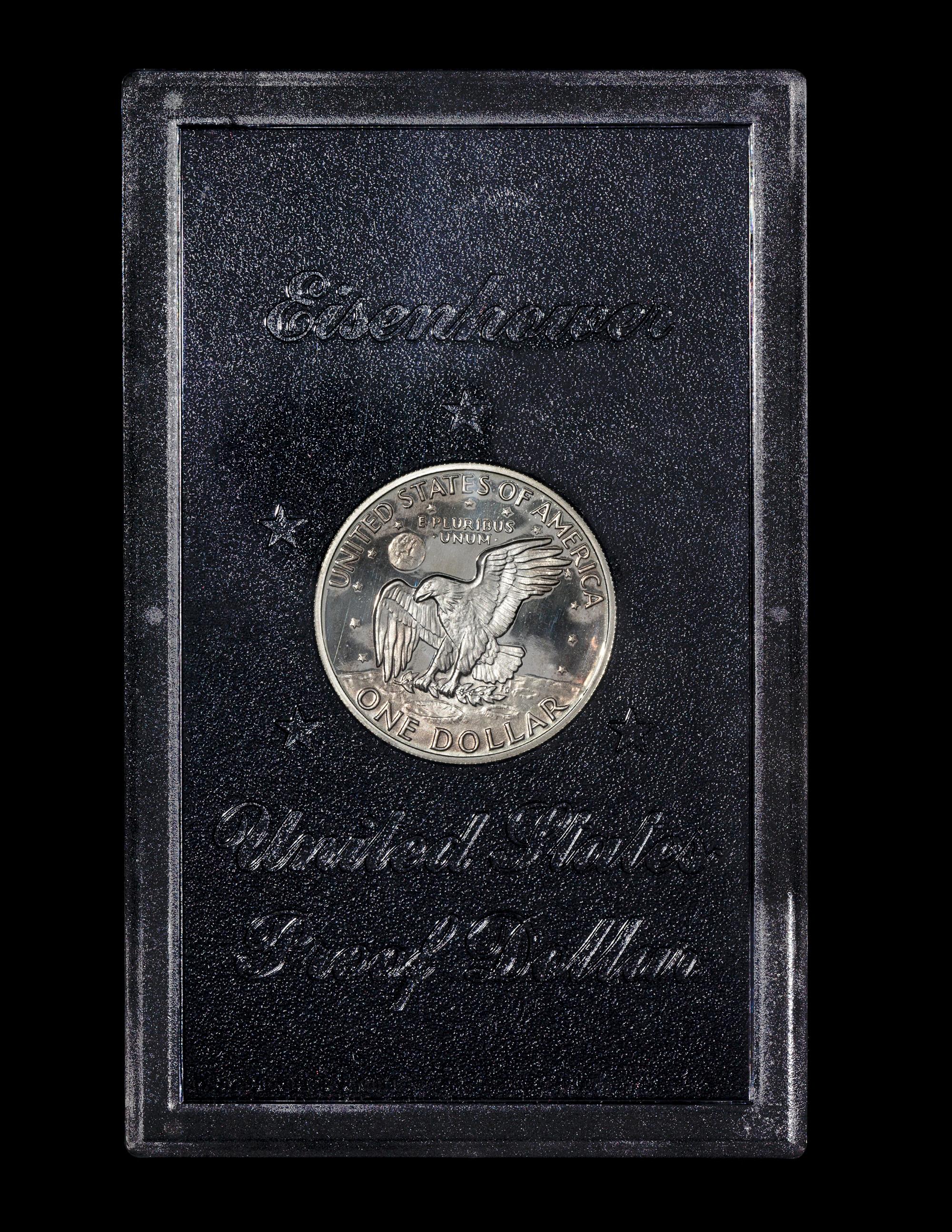 *A Group of Five United States Eisenhower Silver Dollars