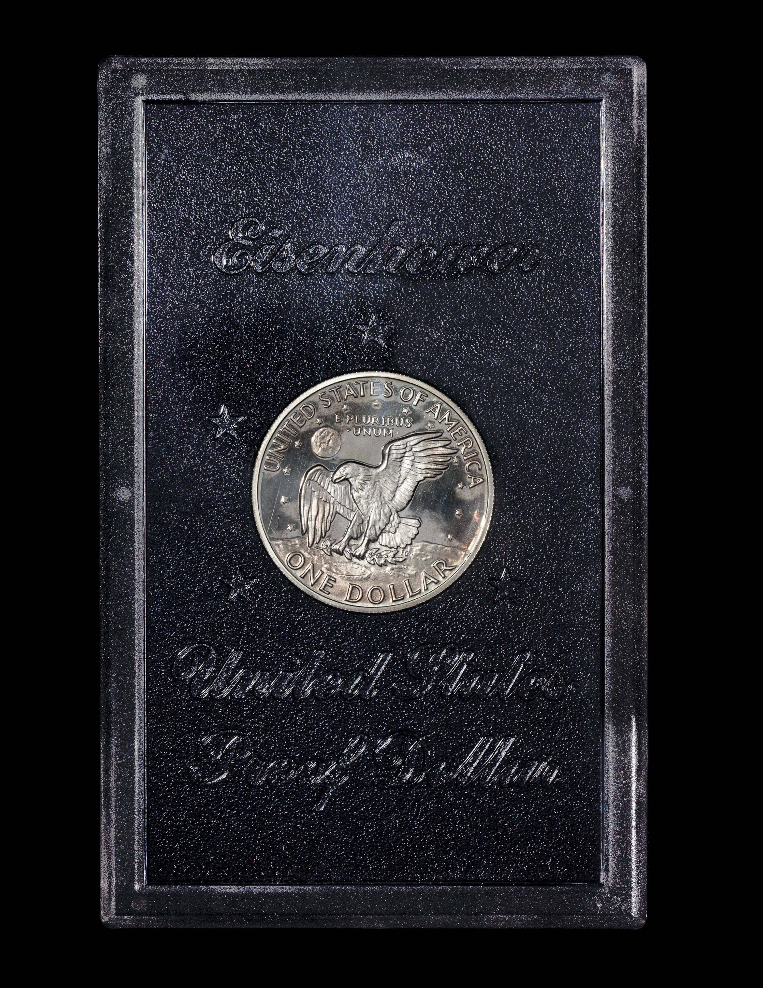 *A Group of Five United States Eisenhower Silver Dollars