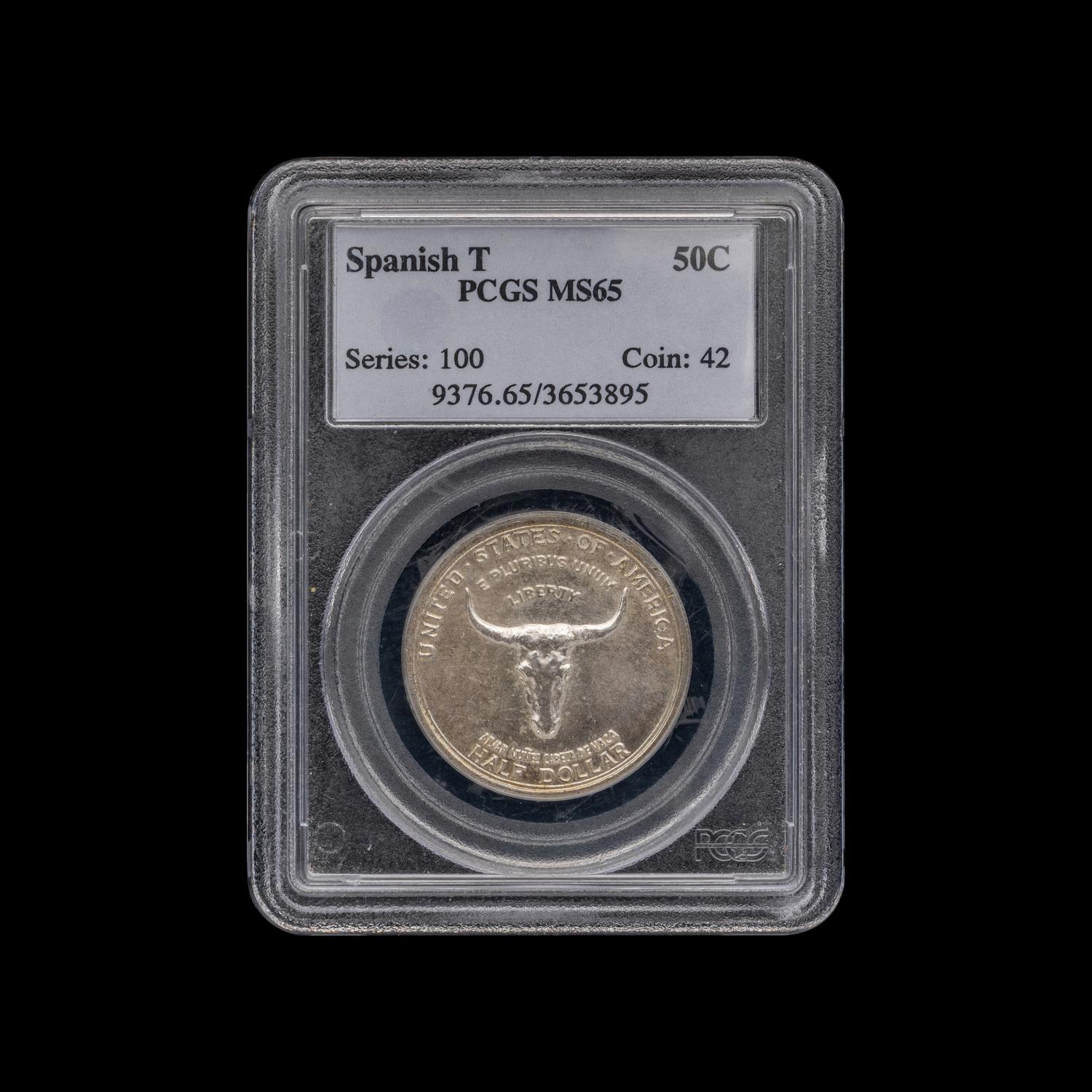 A 1935 Old Spanish Trail Commemorative 50c Coin [PCGS MS65]