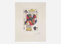 Salvador Dalí (Spanish, 1904-1989), Playing Cards (Ace, King, Queen and Jack of Clubs)