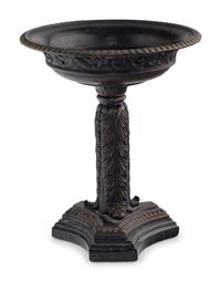 A Continental Parcel Gilt Bronze and Marble Tazza