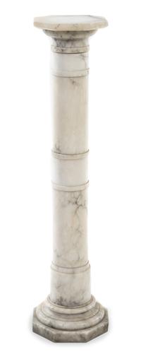 A Continental Marble Pedestal