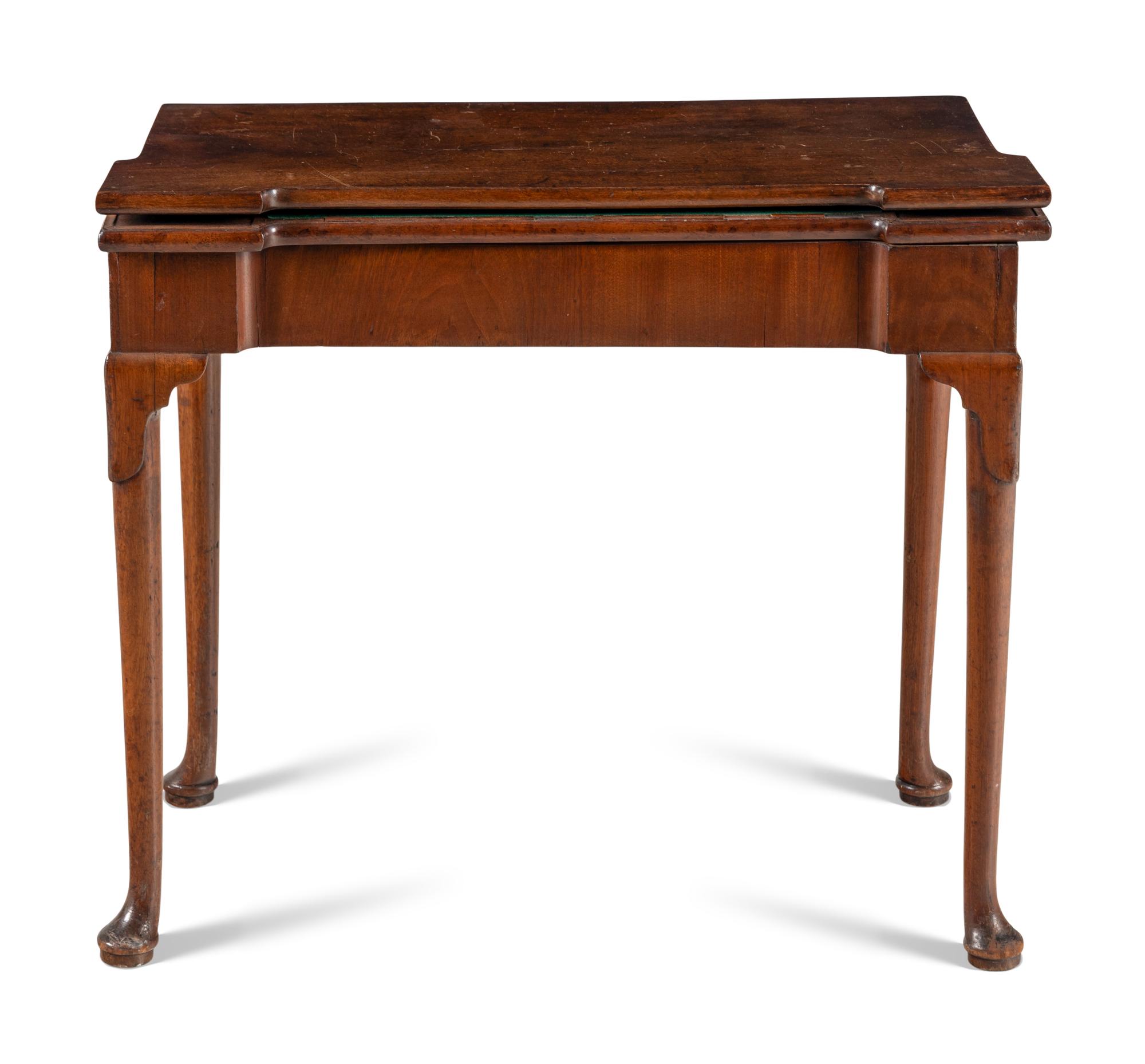 A George III Mahogany Flip-Top Games Table