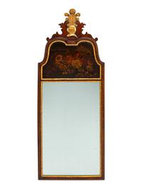 A George III Parcel-Gilt Mahogany Mirror — LATE 18TH CENTURY