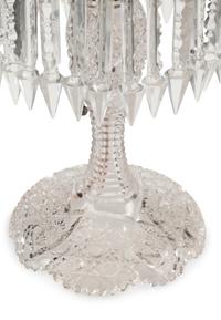 An American Cut Glass Table Lamp