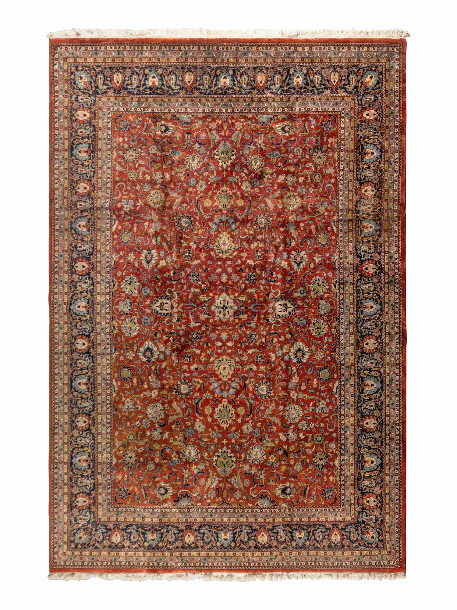 A Kashan Wool Rug