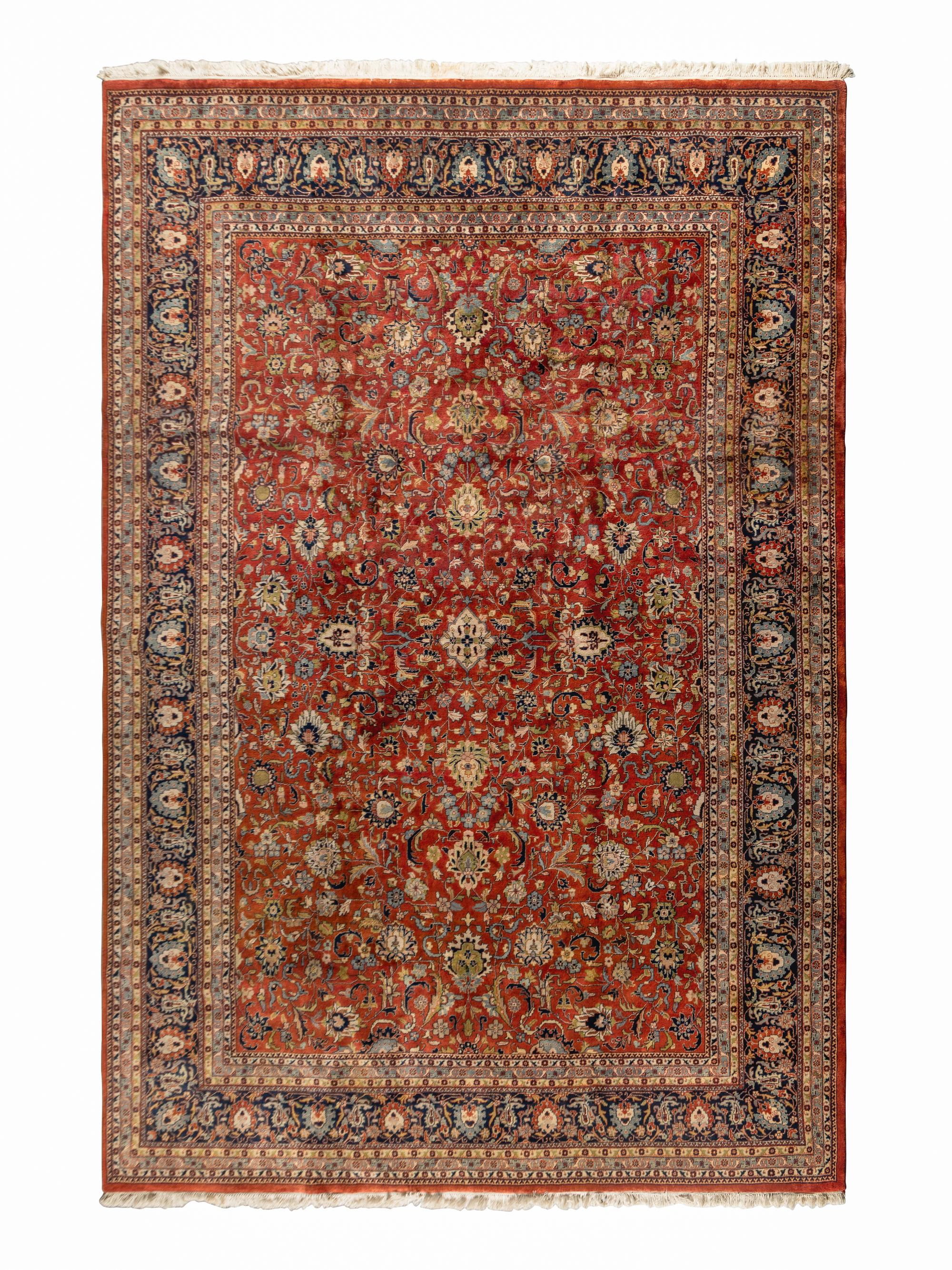 A Kashan Wool Rug