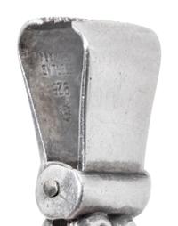 A Georg Jensen Silver Baby Bib Clip