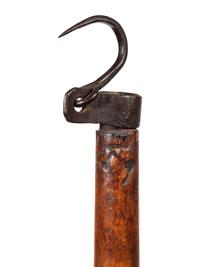 A Continental Carved Wood Pestle