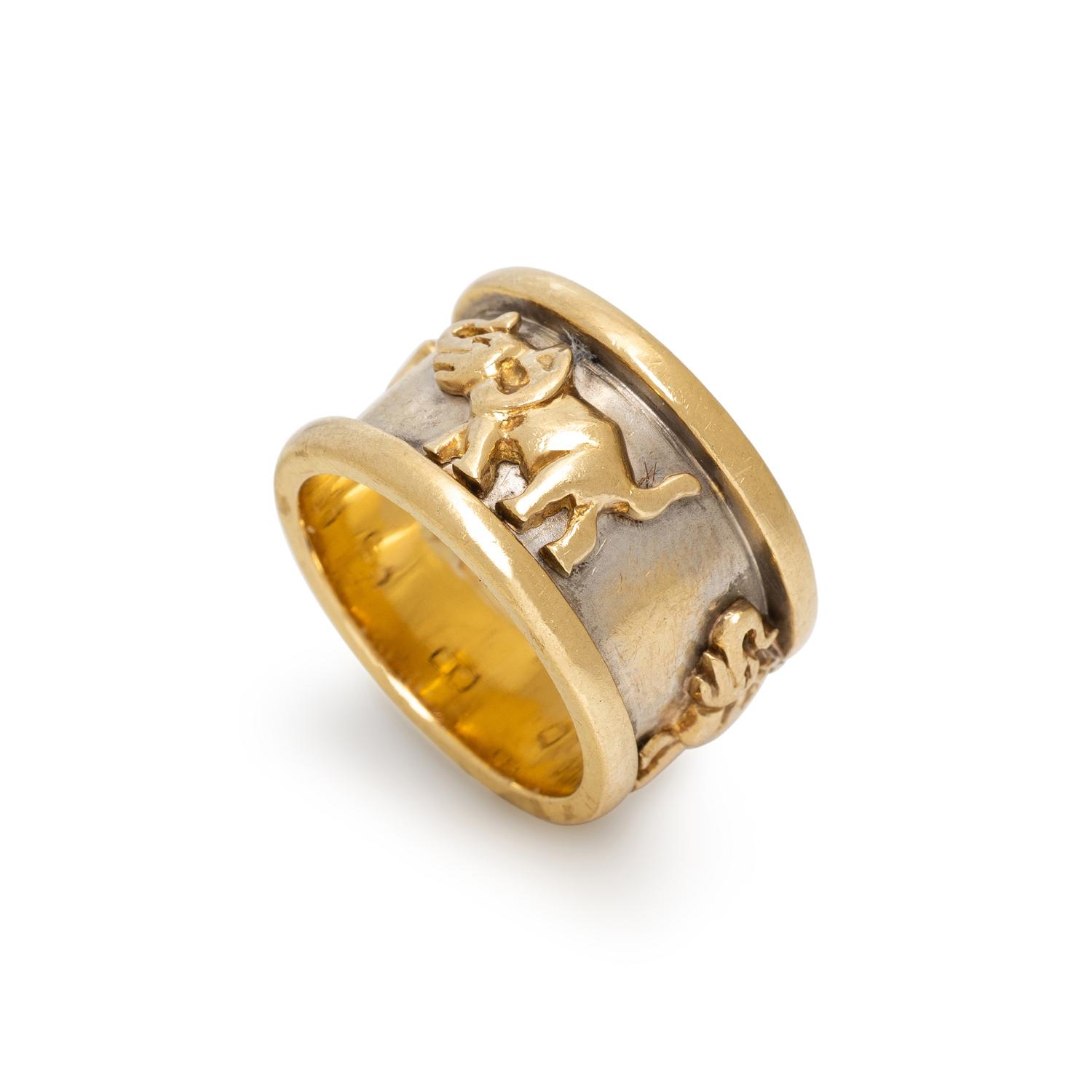 BICOLOR GOLD ELEPHANT RING