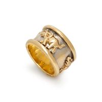 BICOLOR GOLD ELEPHANT RING