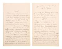 [GERONIMO] - [LATE INDIAN WARS]. DALY, Henry W. (1850-1931). Diary of Campaign against Hostile Apaches in 1885-6 with Capt. Emmet Crawford, by Henry W. Daly Pack Master. [Cheyenne, WY], 29 May 1885 to 28 March 1886.