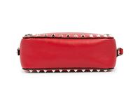 Valentino Red Leather Rockstud Cross Body Camera Bag, 2017