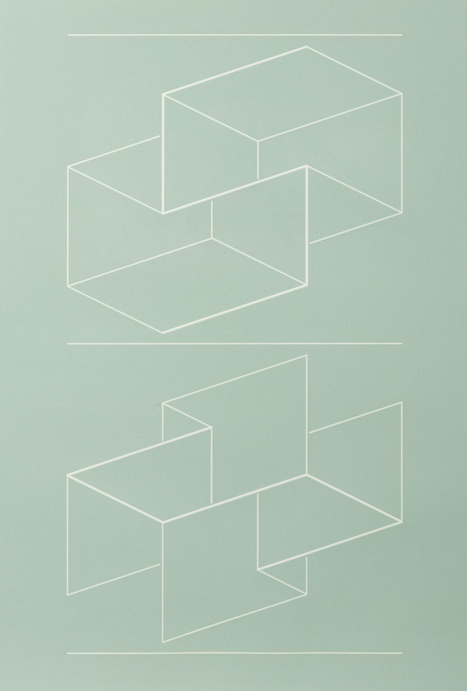White Embossing on Gray: I-X (complete series)