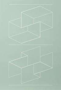 White Embossing on Gray: I-X (complete series)