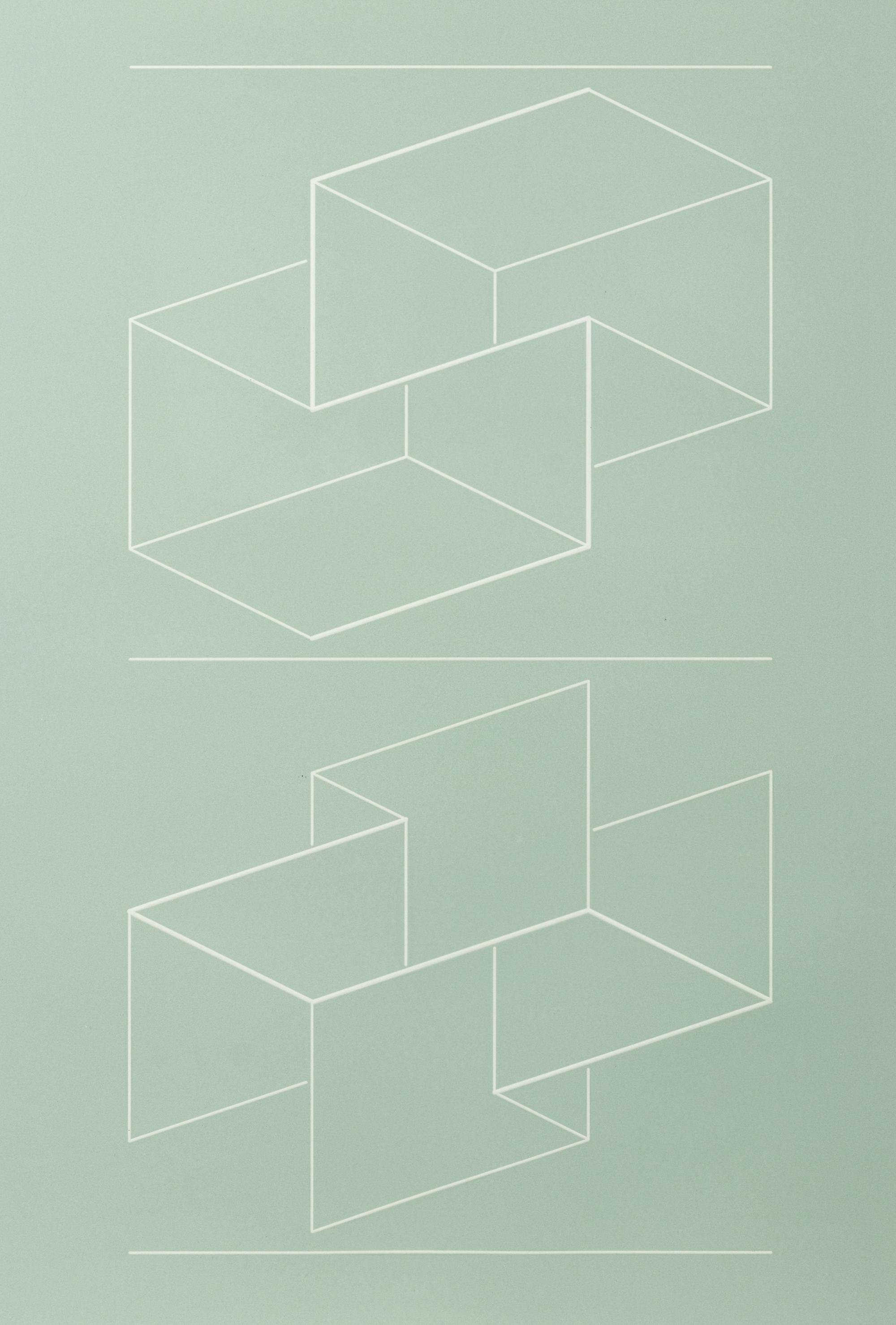 White Embossing on Gray: I-X (complete series)