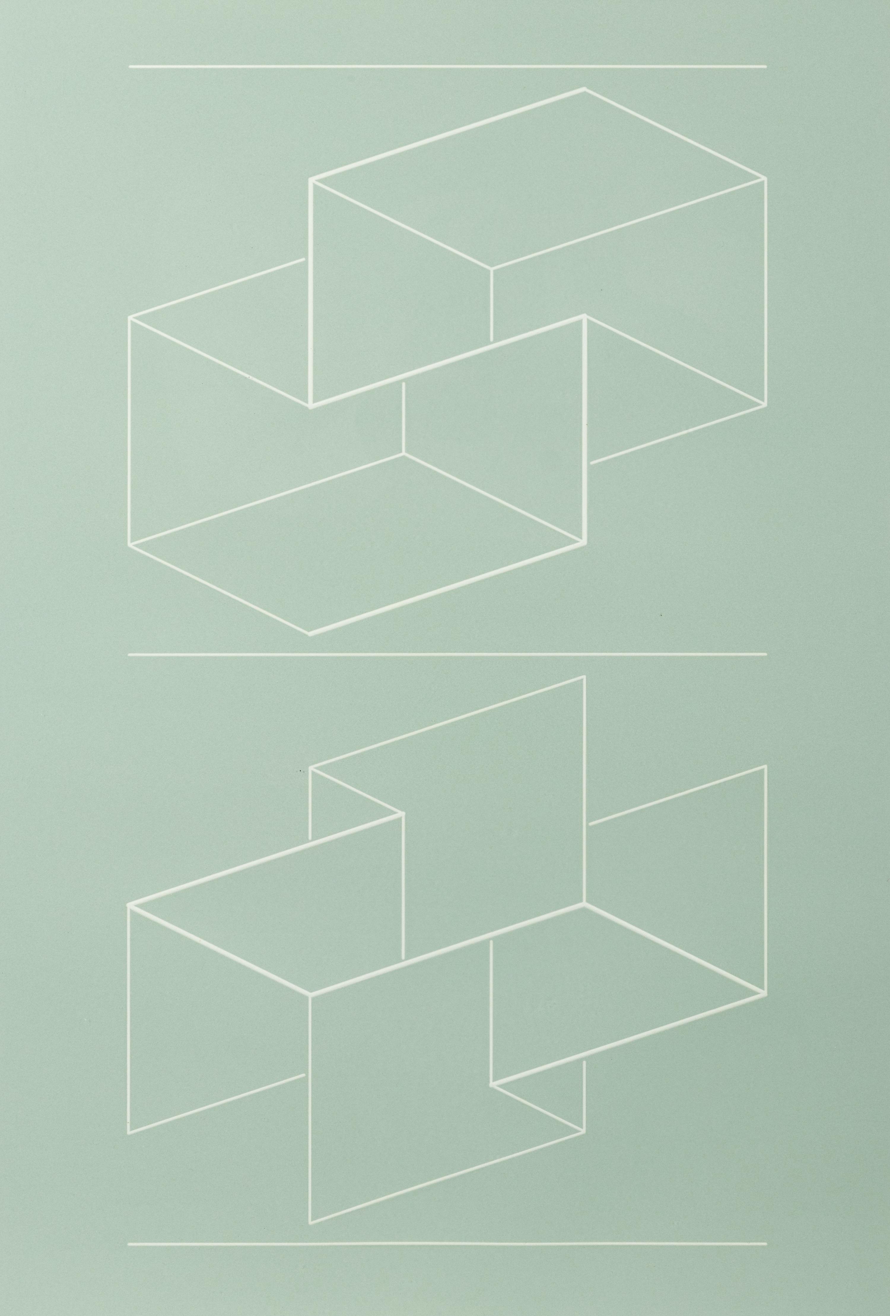 White Embossing on Gray: I-X (complete series)