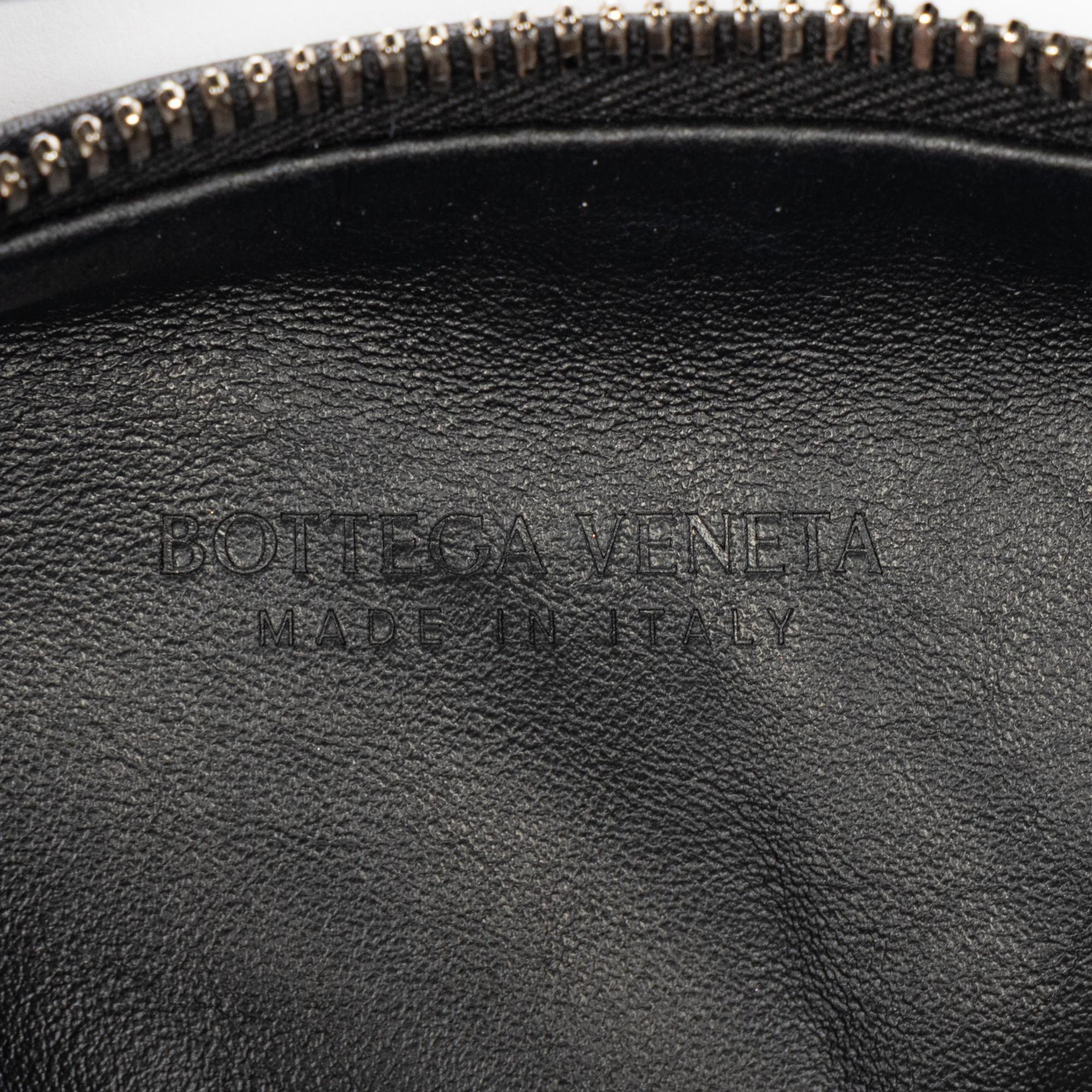 BOTTEGA VENETA, MINI JODIE IN BLACK INTRECCIATO