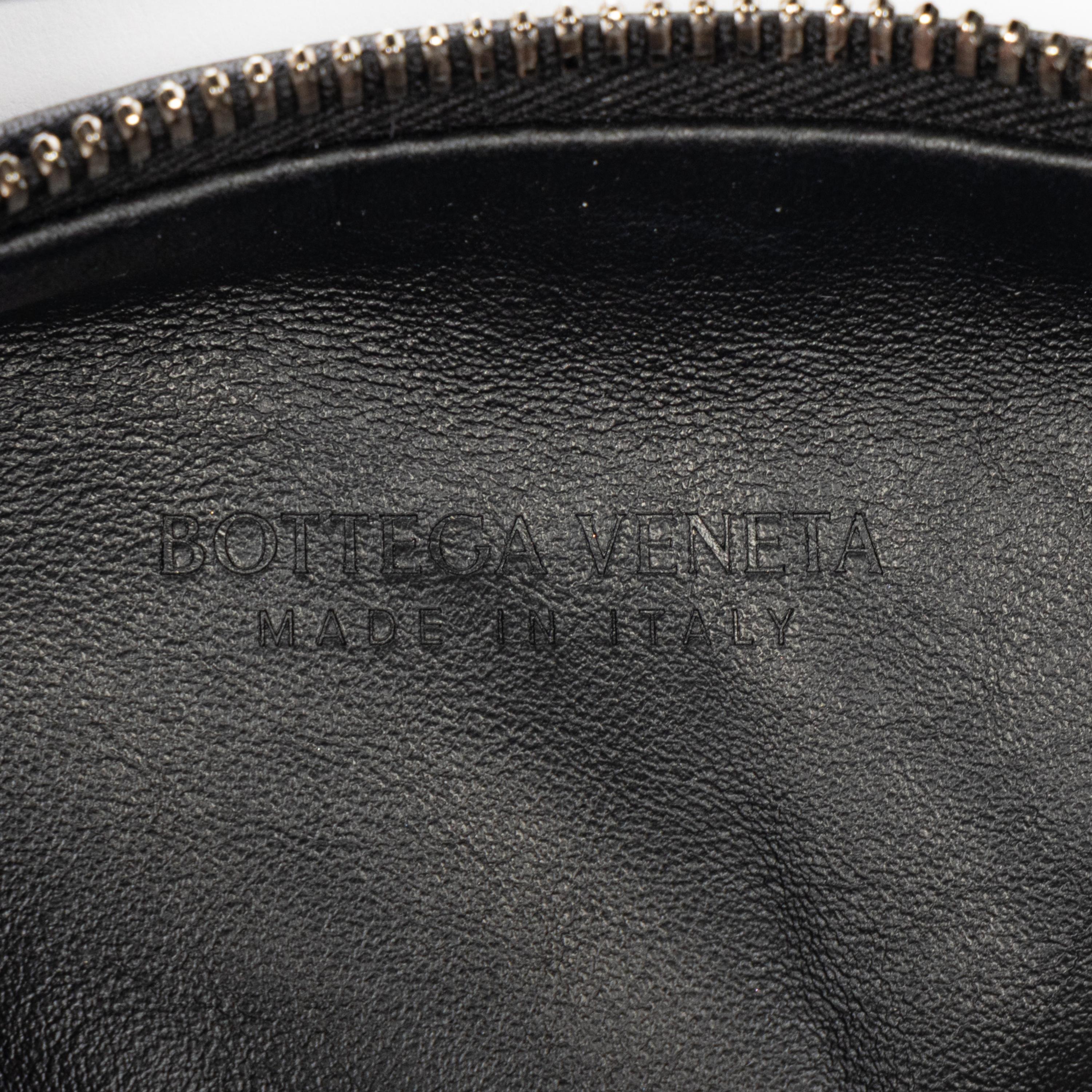 BOTTEGA VENETA, MINI JODIE IN BLACK INTRECCIATO