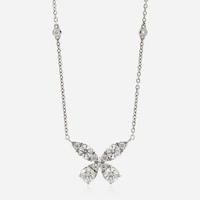 A diamond and white gold necklace, Hearts on Fire Aerial