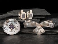 Taxco Silver and Amethyst Pins/Brooches, 1940-1946