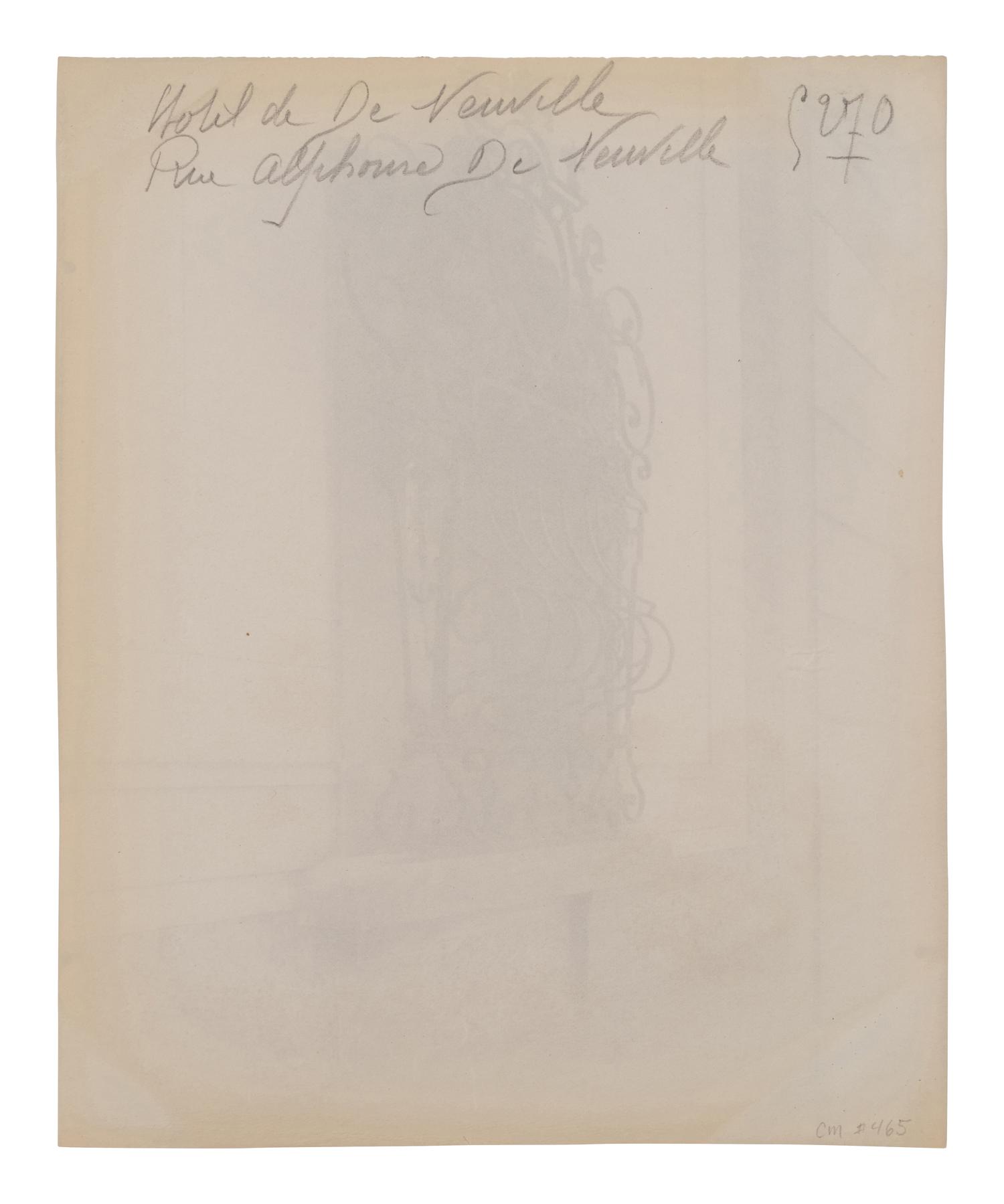 A group of four photographs ( Untitled [man at fountain], circa 1900s; Boutique empire, 14 rue de Grammont , 1903-1904; Hôtel de Neuville, rue Alphonse de Neuville, 1905-1906; Fontaine, faubourg Saint-Martin, 1912)
