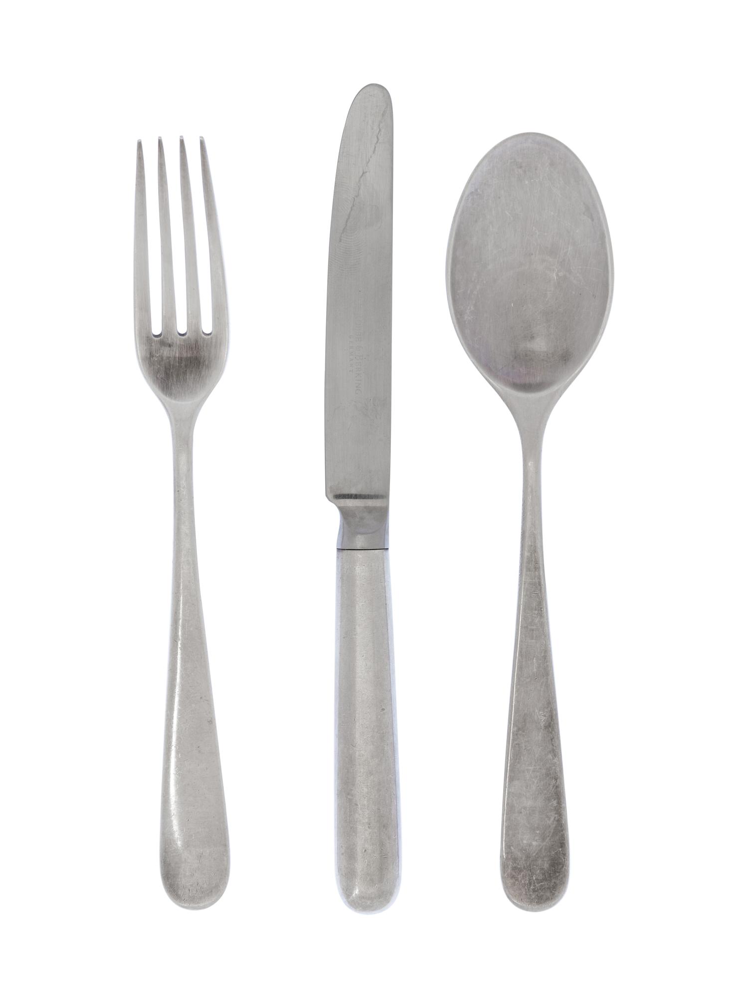A Modernist German Silver Flatware Service