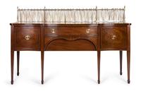 A George III Style Mahogany Sideboard — KITTINGER, 20TH CENTURY