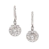 CHRISTOPHER DESIGNS, DIAMOND EARRINGS