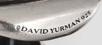 A Sterling Silver 'Pure Form Cable' Cuff Bracelet, David Yurman,