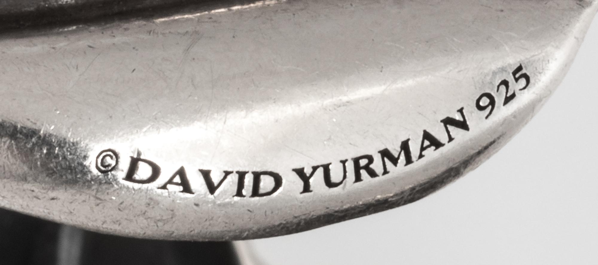 A Sterling Silver 'Pure Form Cable' Cuff Bracelet, David Yurman,