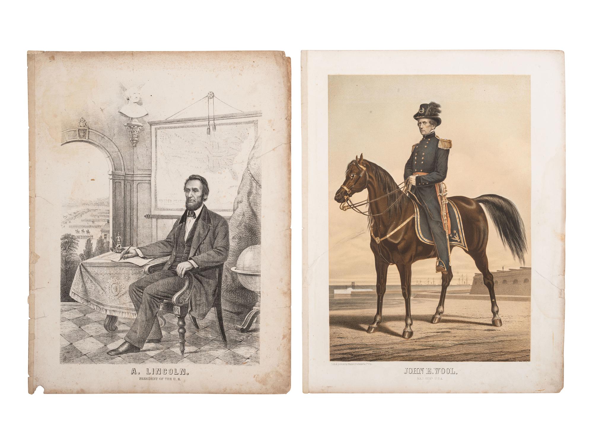 [CIVIL WAR]. Civil War letters and ephemera associated with Ohio, plus.