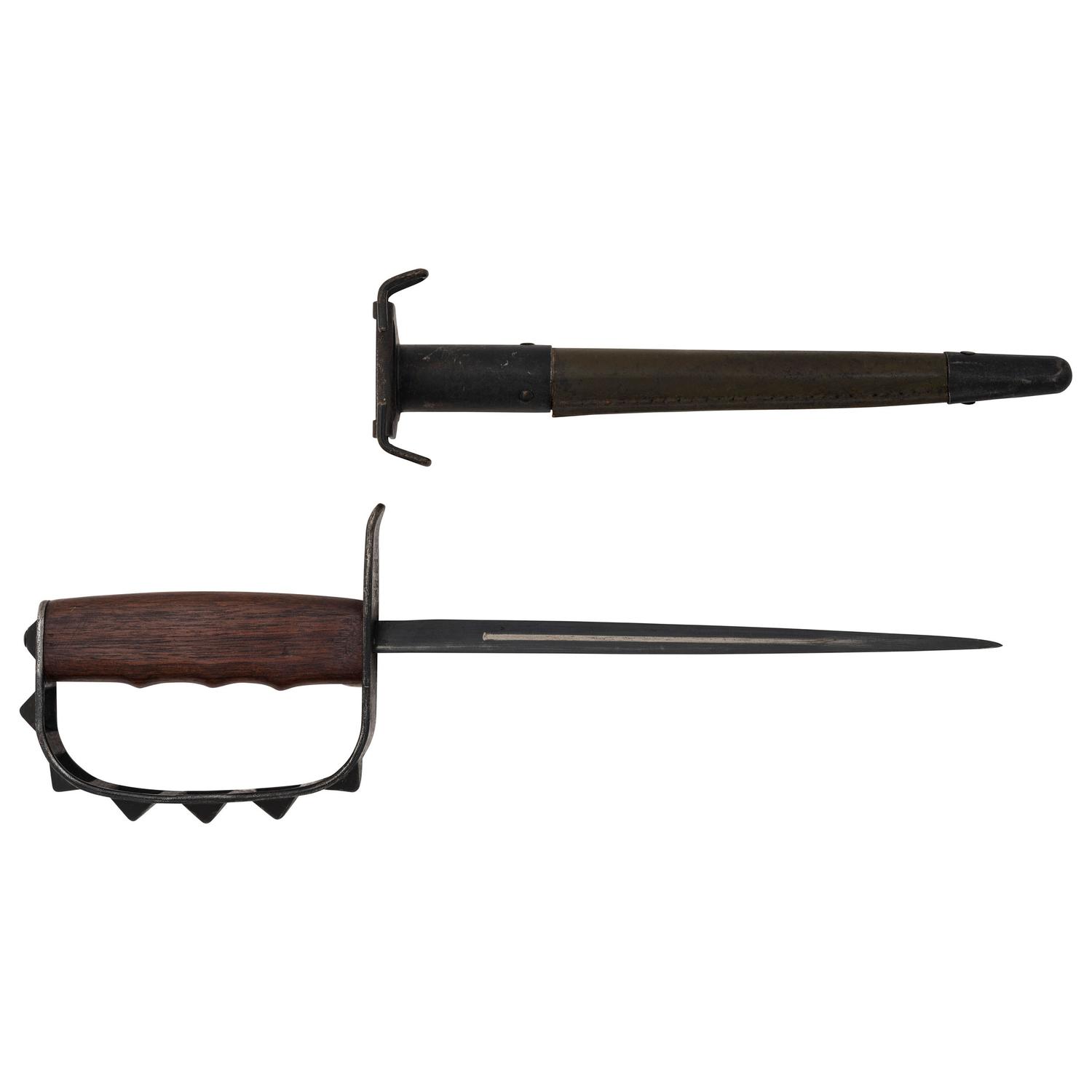 U.S. Model 1917 Trench Knife and Scabbard by L.F.&C.