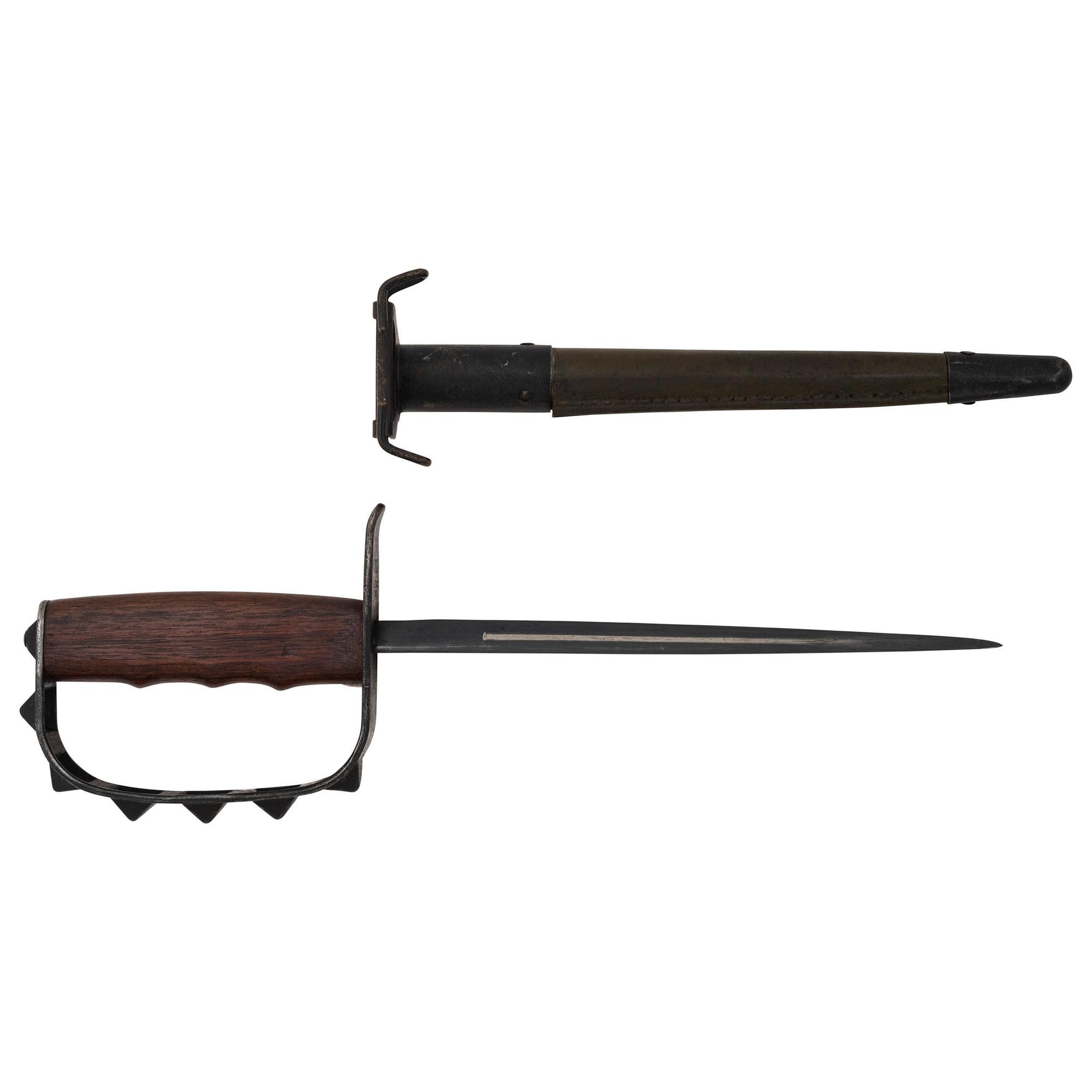 U.S. Model 1917 Trench Knife and Scabbard by L.F.&C.