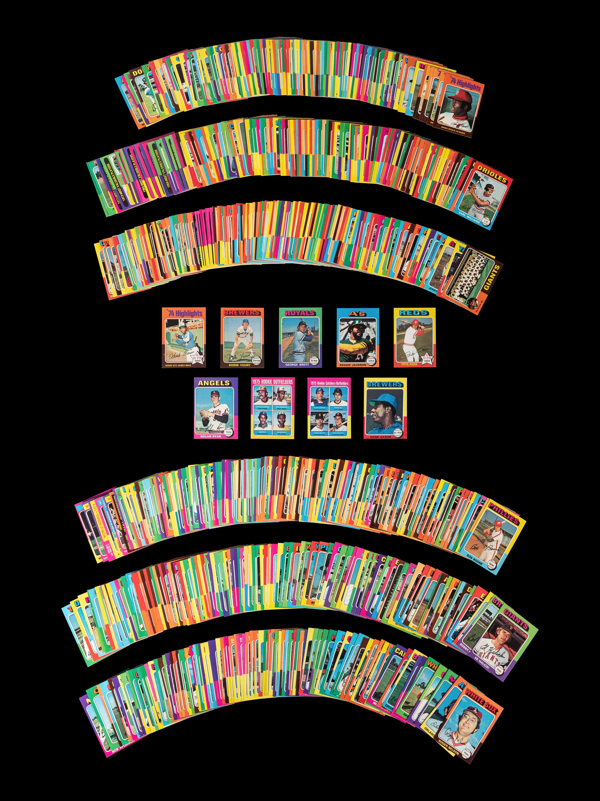 A Complete Set of 1975 Topps Baseball Cards (660/660)