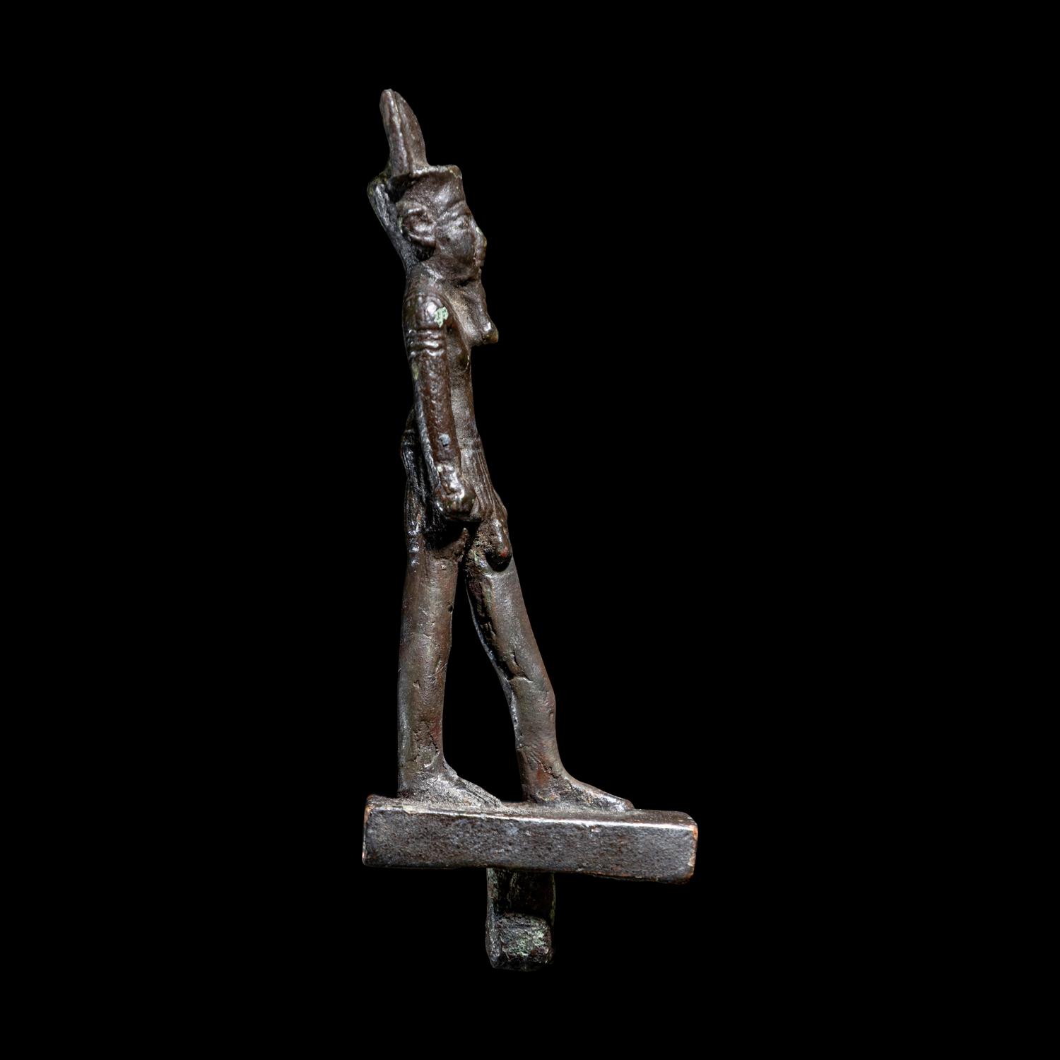 An Egyptian Bronze Amun-Re