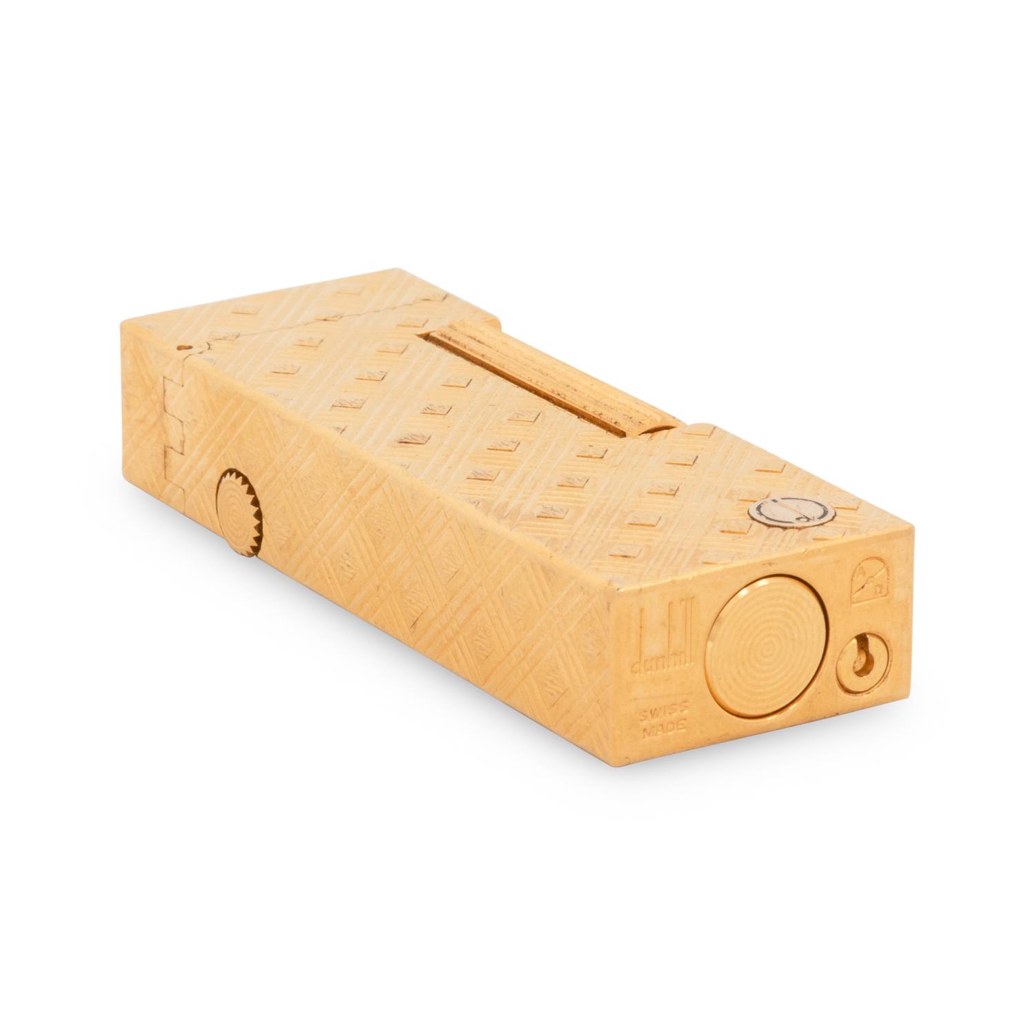 DUNHILL, GOLD-TONE LIGHTER