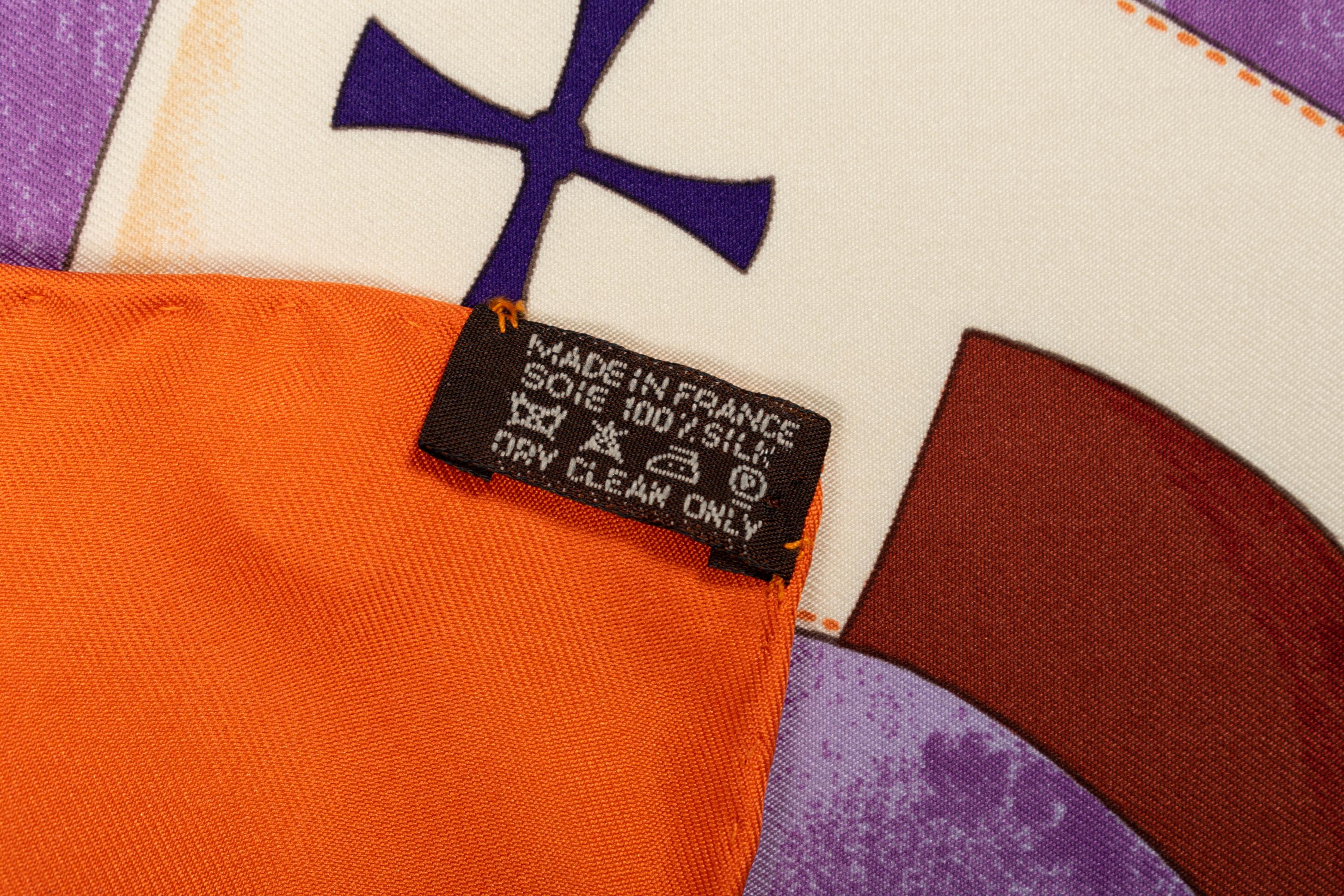 Three Hermès 90cm Silk Scarves