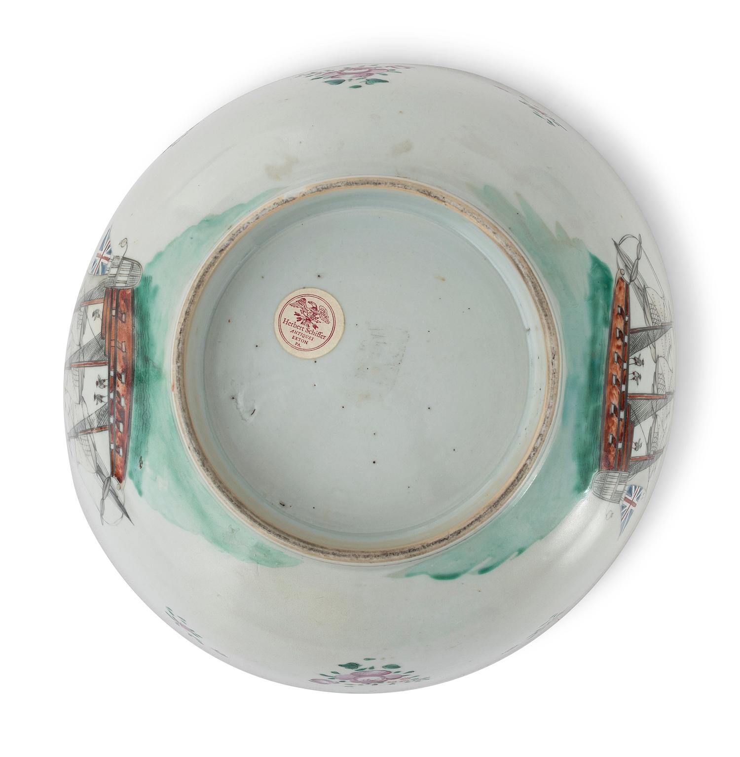 A Chinese Export Porcelain Center Bowl
